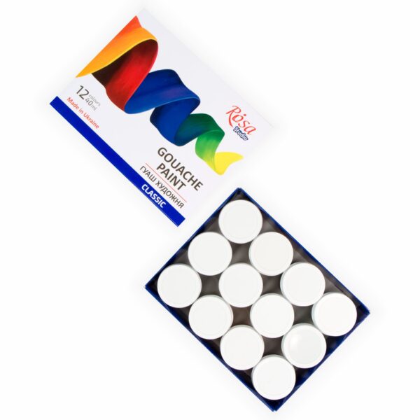 Набір гуашевих фарб 12х40мл ROSA START