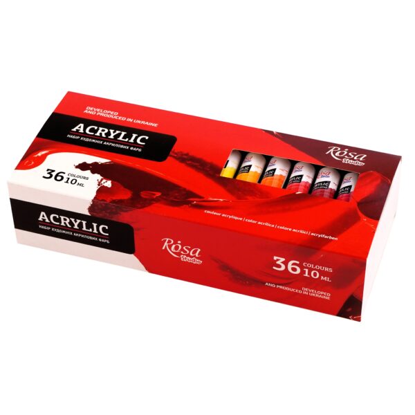 Набір акрилових фарб 6х20мл ROSA Studio
