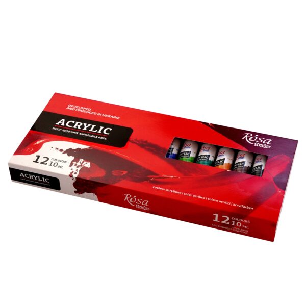 Набір акрилових фарб 6х20мл ROSA Studio