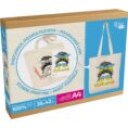 Set, ecobag-coloring, „Ukraine“, cotton 220 gsm, 38x42 cm, ROSA Talent