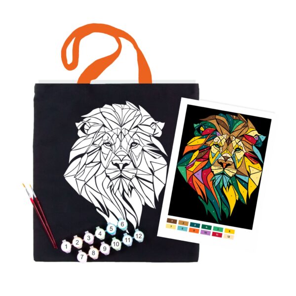 Набір, екосумка-розмальовка, „Ukraine“, бавовна 220 г/кв.м, 38х42см, ROSA Talent