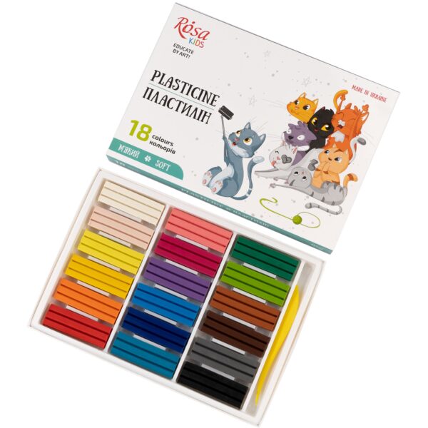 Sets of gouache paints Cats ROSA Kids