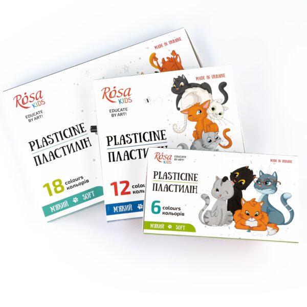 Sets of gouache paints Cats ROSA Kids