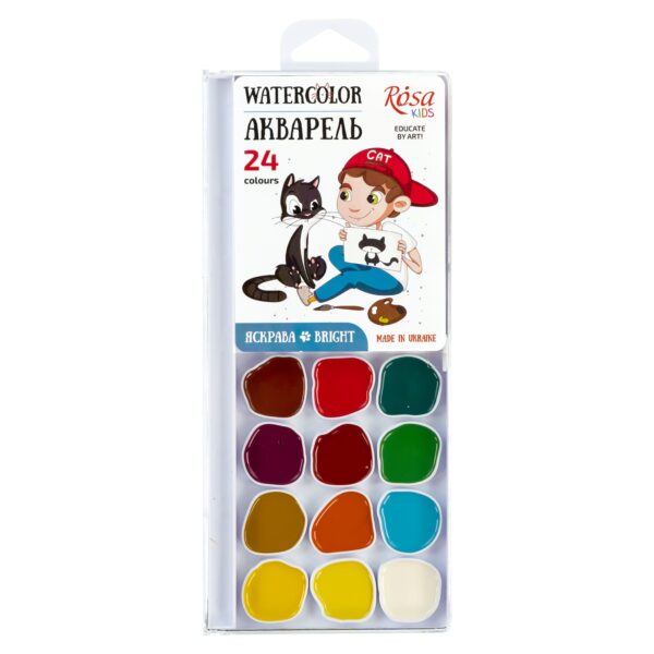 Sets of gouache paints Cats ROSA Kids