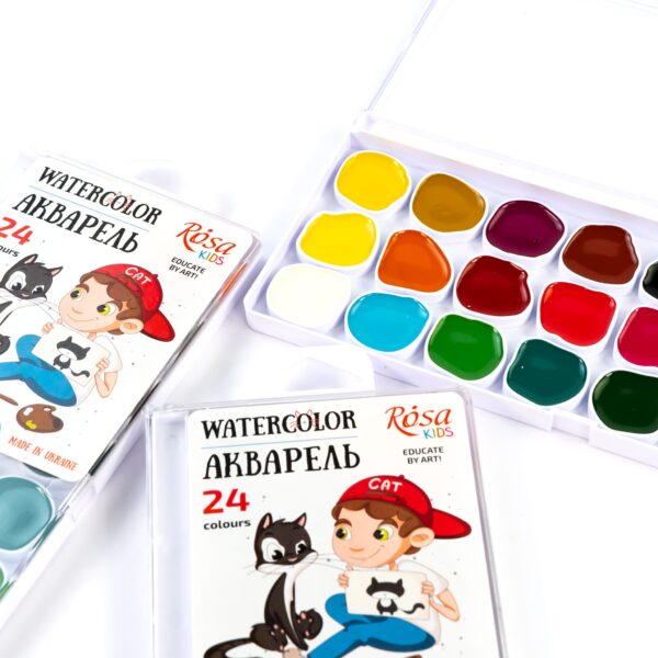 Sets of gouache paints Cats ROSA Kids