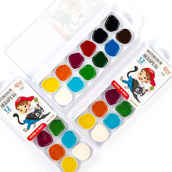 Sets of gouache paints Cats ROSA Kids