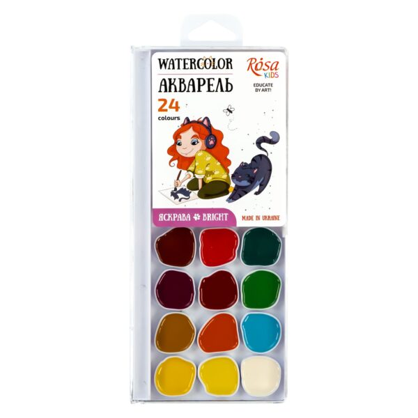 Sets of gouache paints Cats ROSA Kids
