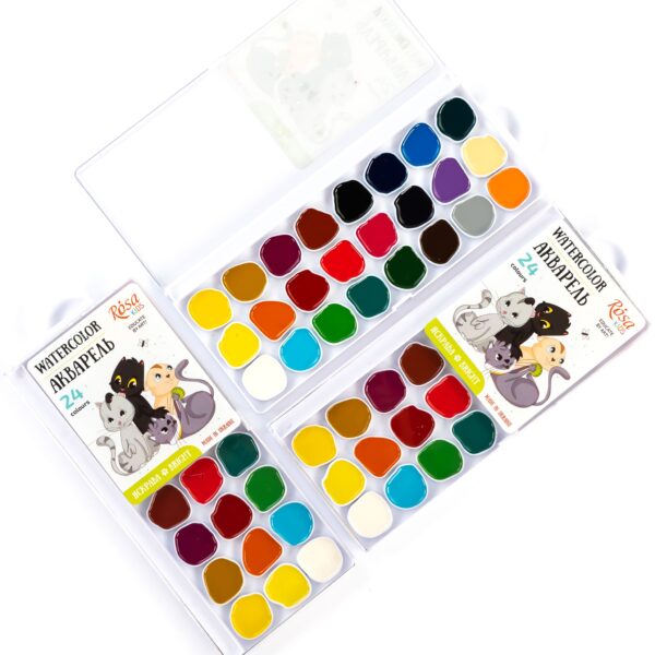 Sets of gouache paints Cats ROSA Kids