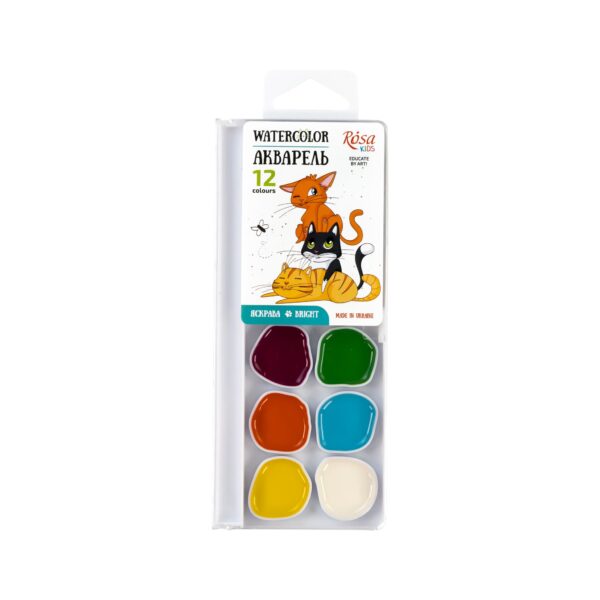 Sets of gouache paints Cats ROSA Kids