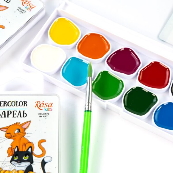 Sets of gouache paints Cats ROSA Kids