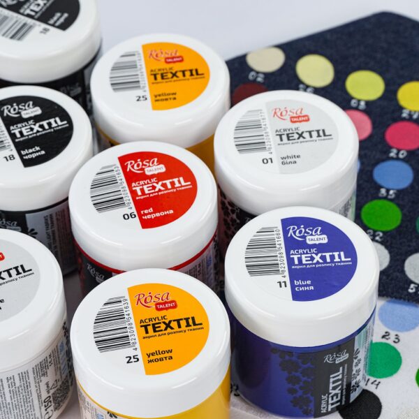 Фарба акрилова для тканин 20мл ROSA TALENT