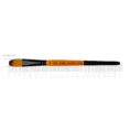 Synthetic Fan Brush, FLAME 1368FN, Short Handle, ROSA