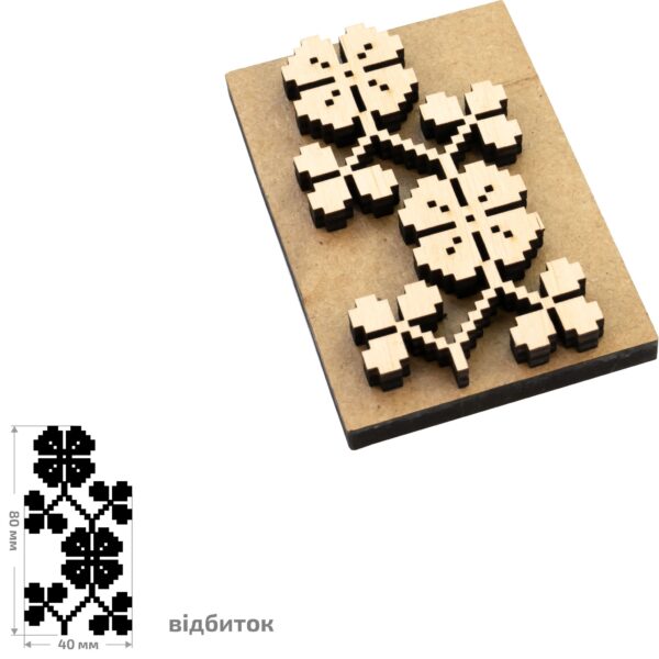 Stamps for block printing ROSA TALENT