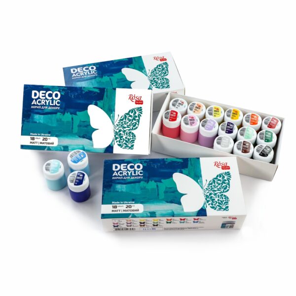 Фарби матові 12кол 20мл ROSA TALENT