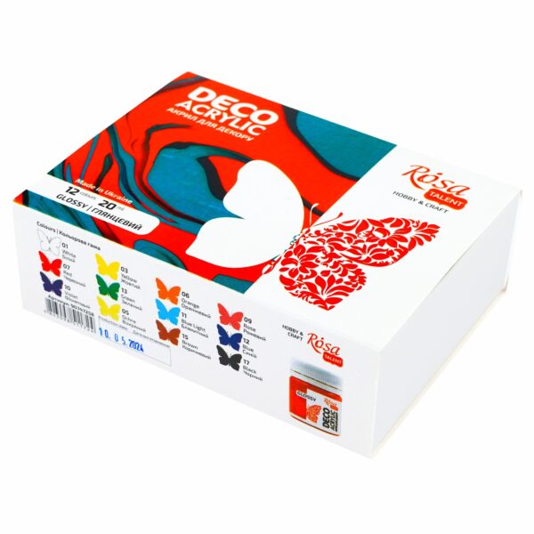 Paints gloss 9x20ml ROSA START