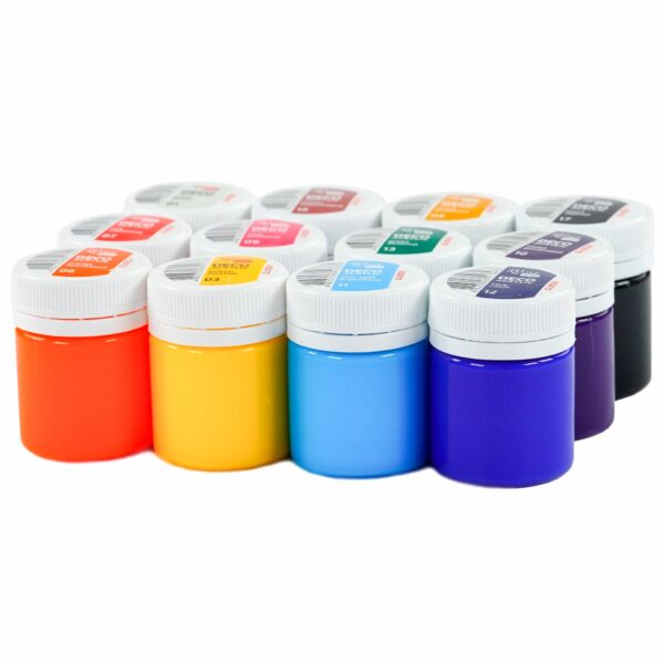 Paints gloss 9x20ml ROSA START