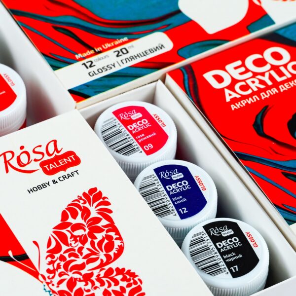 Paints gloss 9x20ml ROSA START