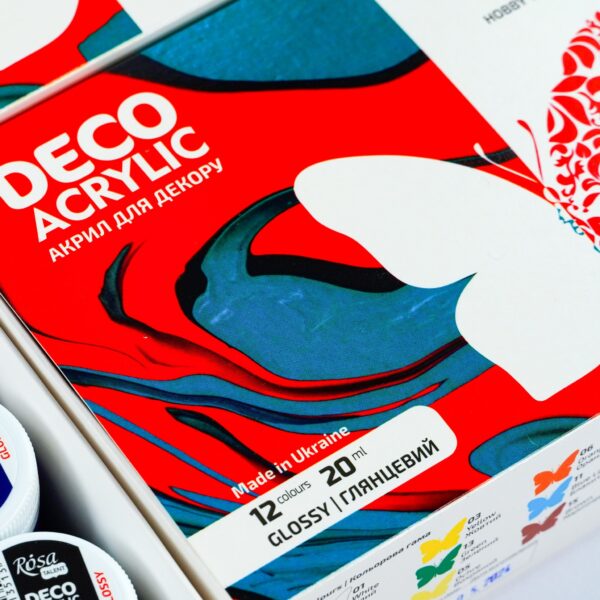 Paints gloss 9x20ml ROSA START