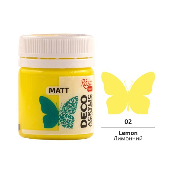 Акрил для декору матовий 20 мл ROSA Talent
