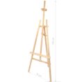 Studio easel №41, Lyra, pine, 71х80х170сm ROSA Studio