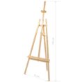 Studio easel №41 А, Lyra, pine, 71х80х170сm ROSA Studio
