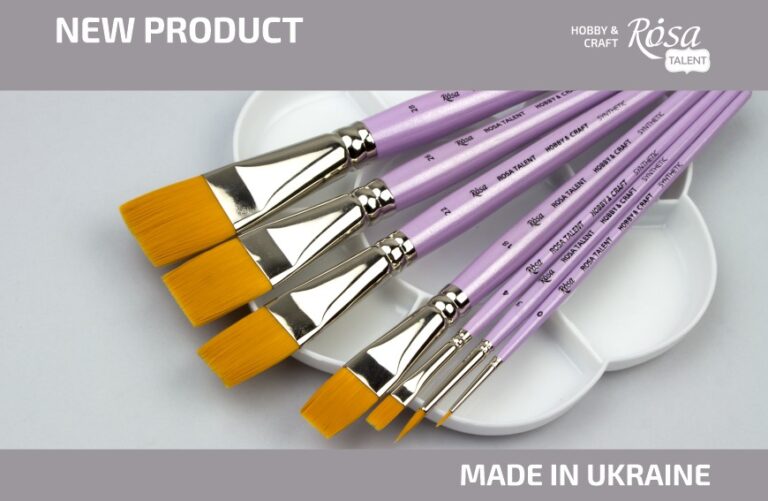 New: Brushes for decorations: new colours, new sizes