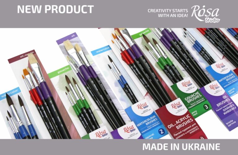 New: A big replenishment of brush sets from ROSA Studio!