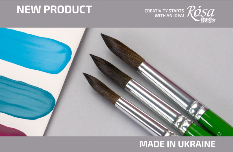 New sizes of pony hair brushes from ROSA Studio