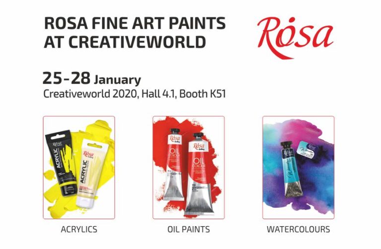 Ще більше нових кольорів від ROSA на Creativeworld-2020!