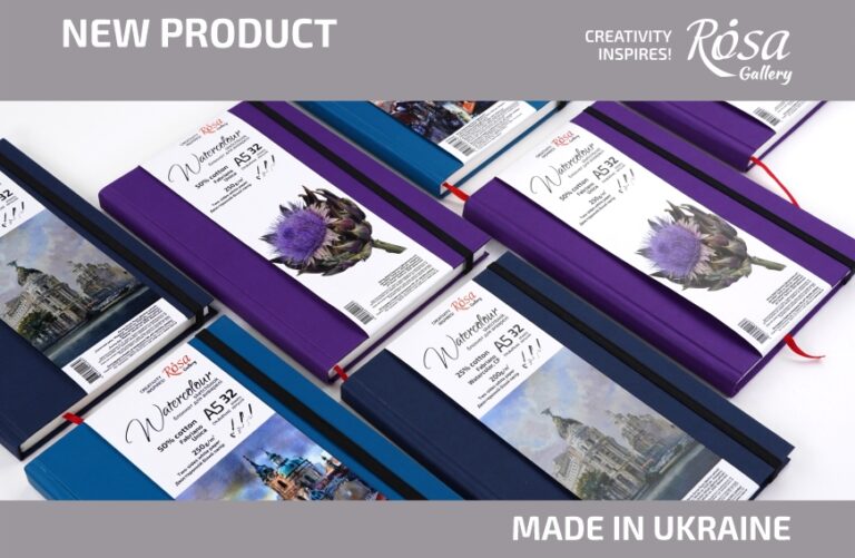 Updated ROSA Gallery bound sketchbook for watercolour painting