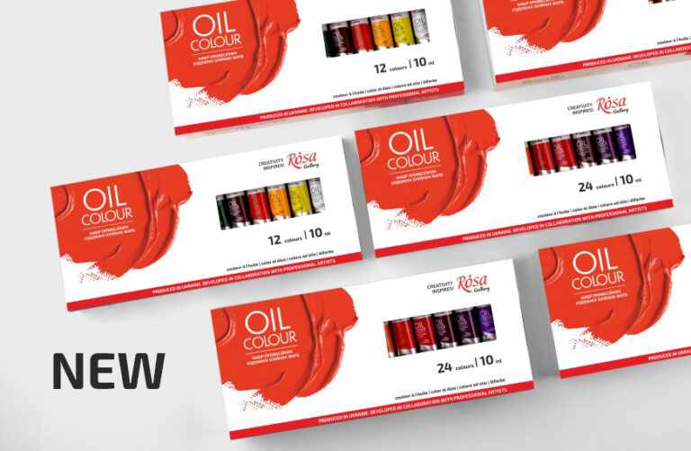 Набори олійних фарб ROSA Gallery в тубах по 10 мл